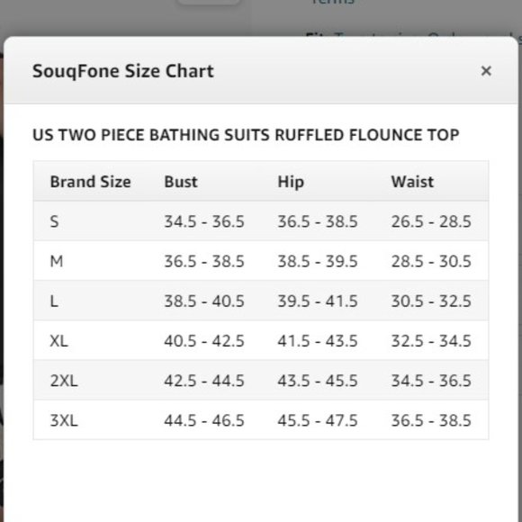 SOUQFONE High Waist Ruffled Flounce Top Ruched Bottom Swimsuit NEW WITH … - Picture 16 of 16